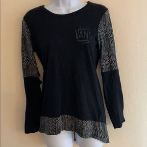 Vans asymmetrical long sleeve